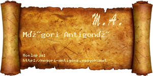 Mágori Antigoné névjegykártya